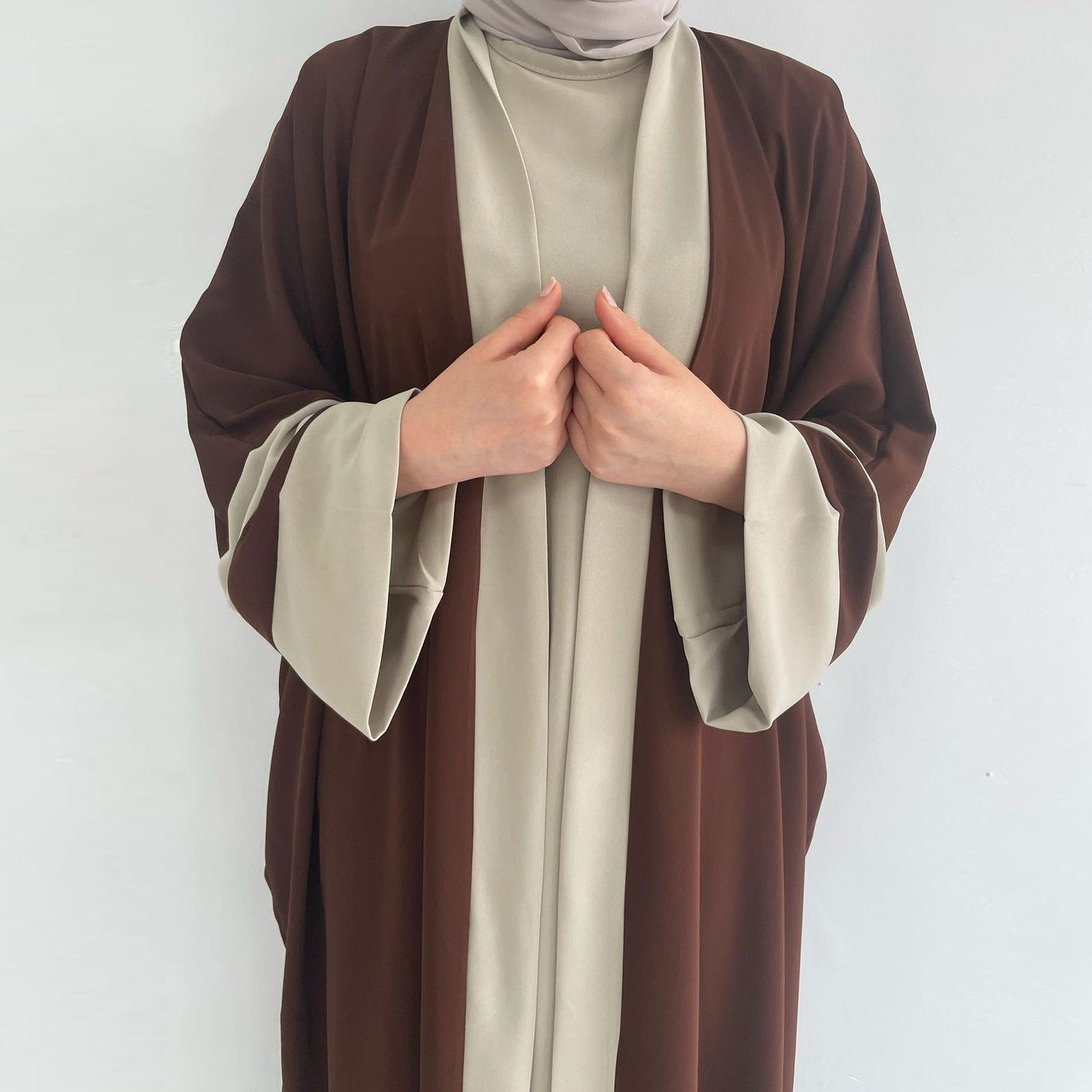 Two-piece Long Abaya Suit