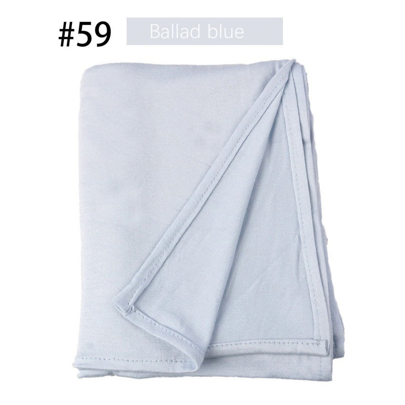 Mercerized Cotton Jersey Closed-toe Cotton Scarf - 25% Off when you buy 3