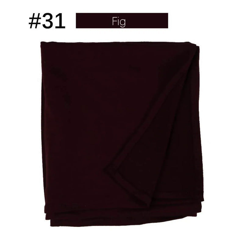 Mercerized Cotton Jersey Closed-toe Cotton Scarf - 25% Off when you buy 3