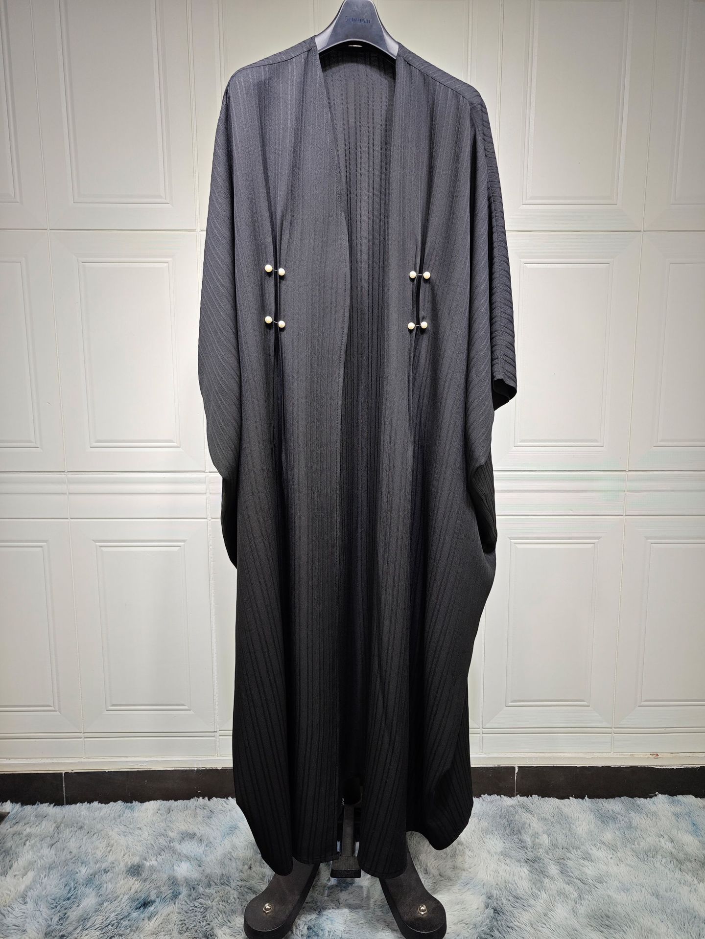 Modern Turkish Striped Abaya
