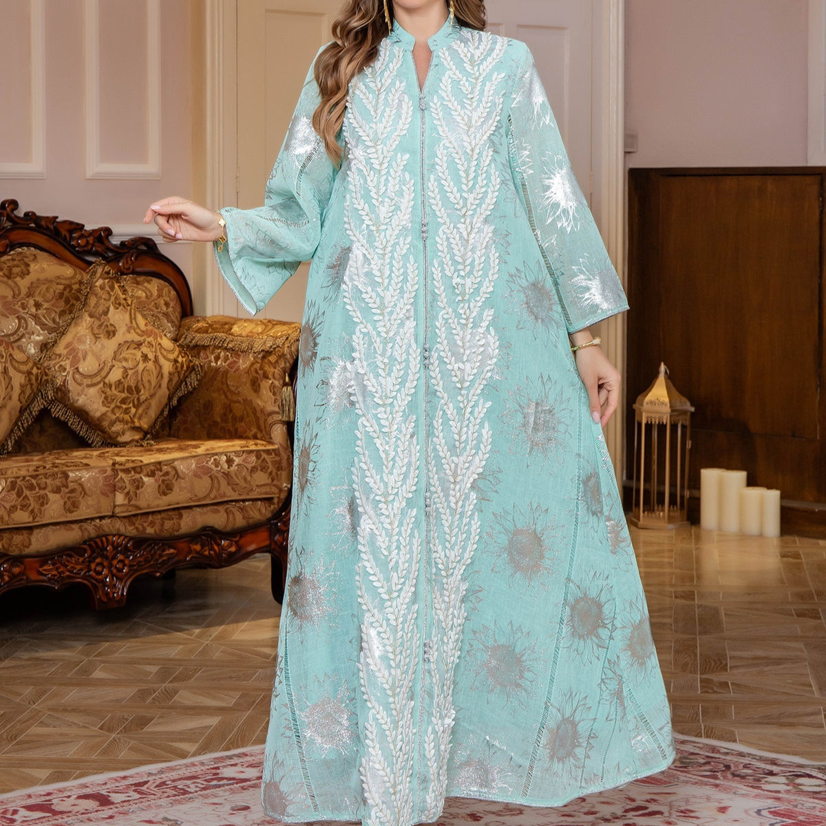 The Blossom Embroidered GCC Dress