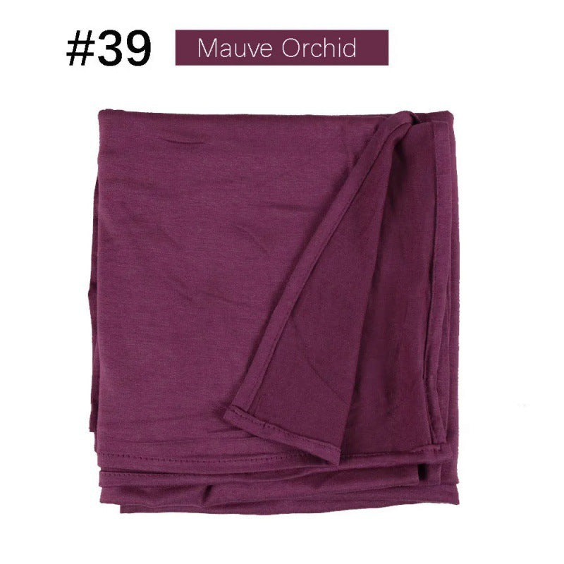 Mercerized Cotton Jersey Closed-toe Cotton Scarf - 25% Off when you buy 3