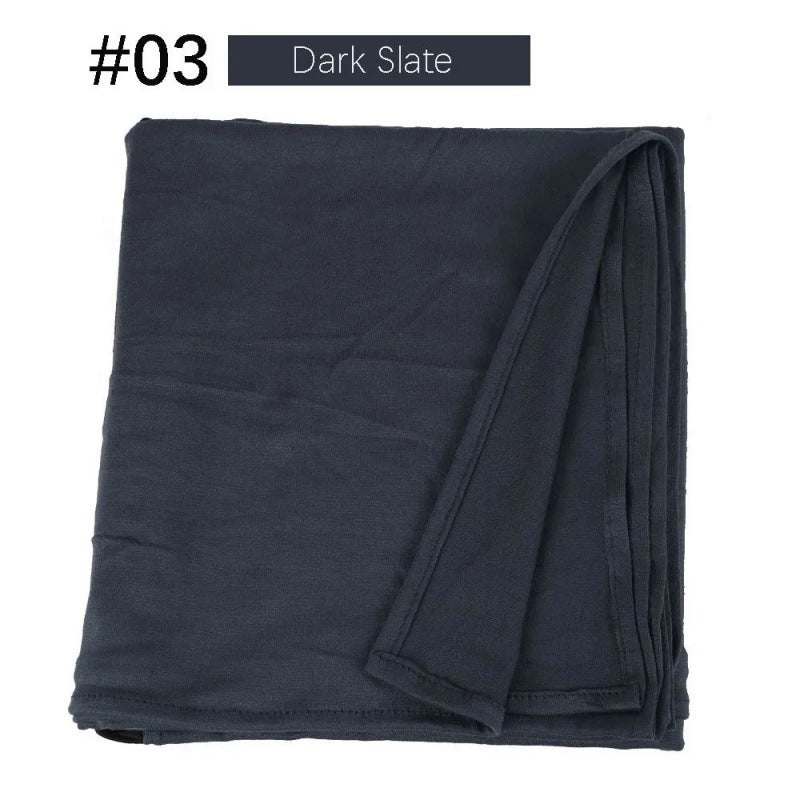 Mercerized Cotton Jersey Closed-toe Cotton Scarf - 25% Off when you buy 3