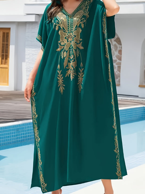 Embroidered Home Kaftan
