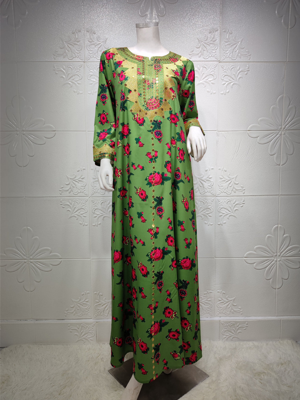 The Dubai-Inspired Printed Abaya