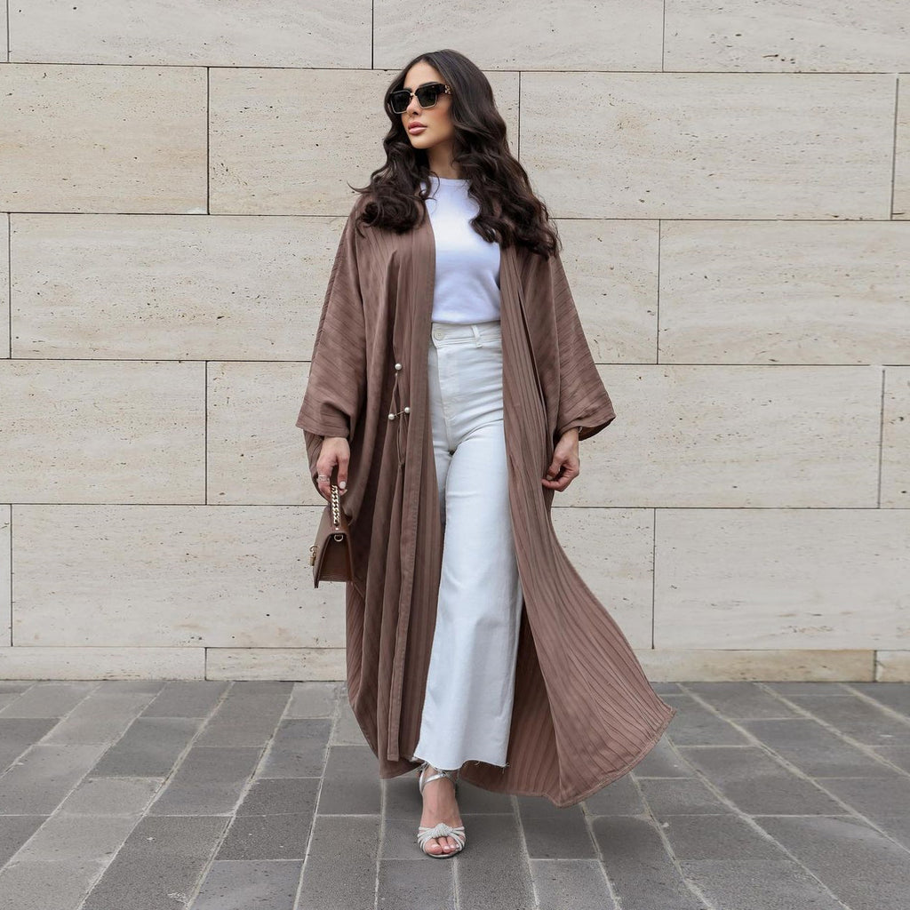The Modern Striped Abaya