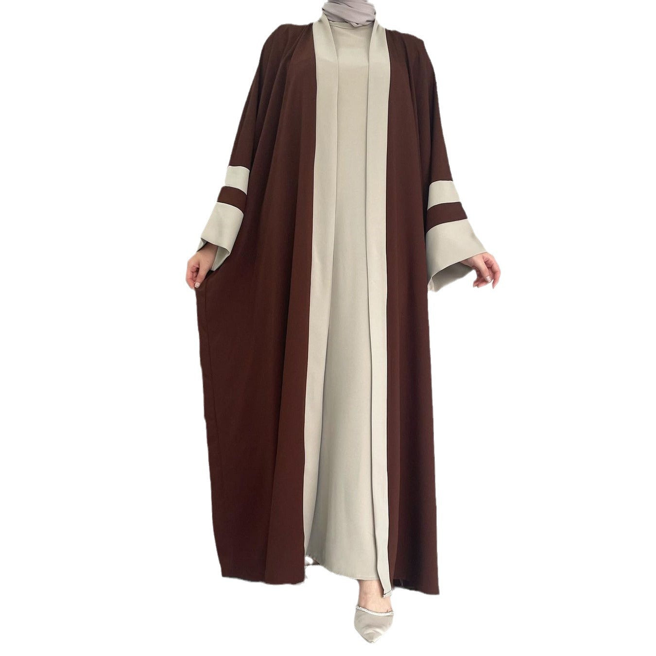 Two-piece Long Abaya Suit