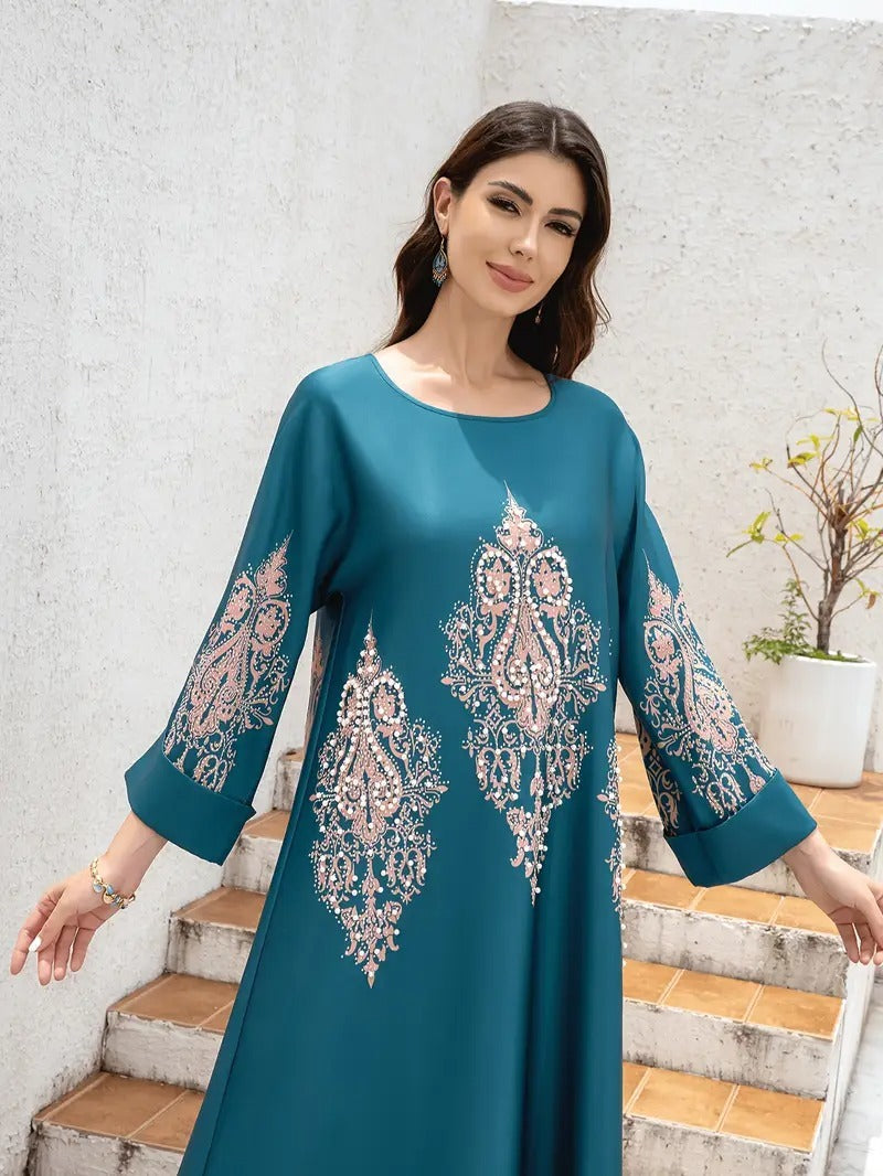 The Floral Print Everyday Abaya