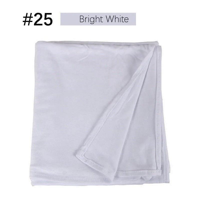 Mercerized Cotton Jersey Closed-toe Cotton Scarf - 25% Off when you buy 3