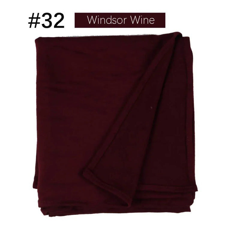 Mercerized Cotton Jersey Closed-toe Cotton Scarf - 25% Off when you buy 3