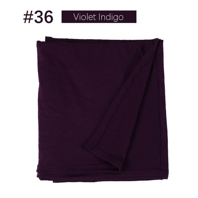Mercerized Cotton Jersey Closed-toe Cotton Scarf - 25% Off when you buy 3