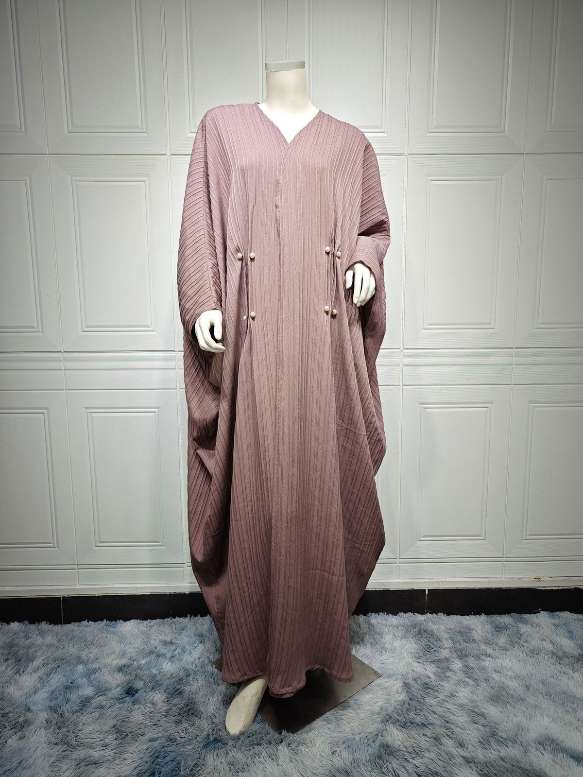 The Modern Striped Abaya