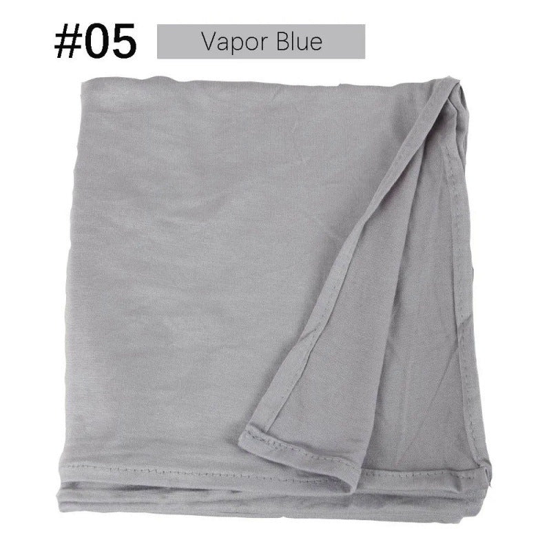 Mercerized Cotton Jersey Closed-toe Cotton Scarf - 25% Off when you buy 3