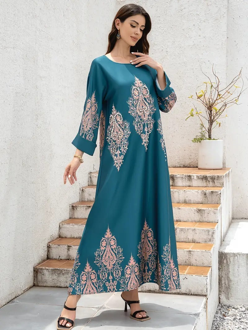 The Floral Print Everyday Abaya