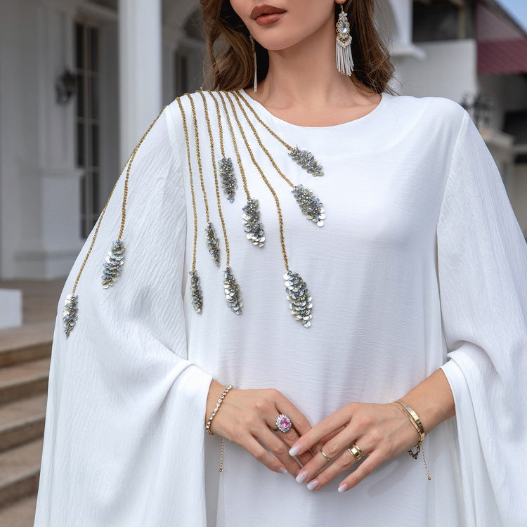 Celestia Flow Gown Embroidered Abaya