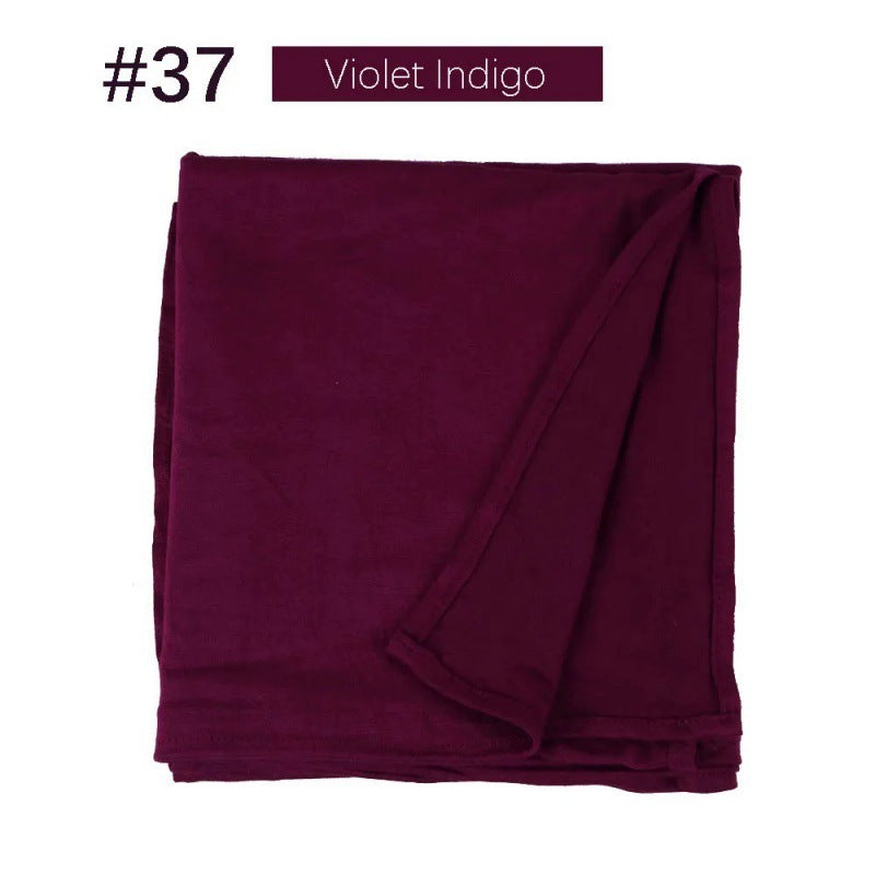 Mercerized Cotton Jersey Closed-toe Cotton Scarf - 25% Off when you buy 3