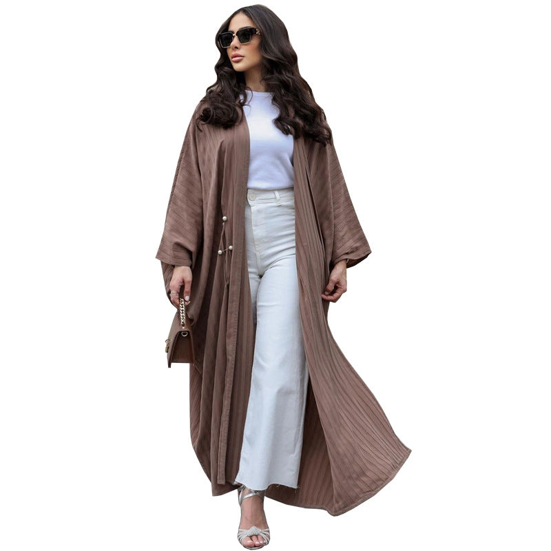 The Modern Striped Abaya