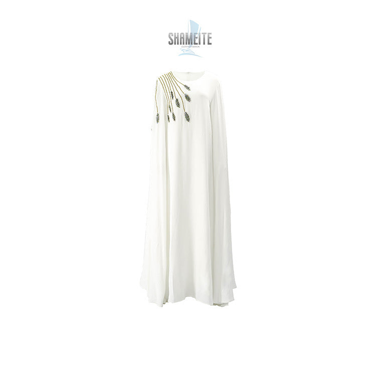 Celestia Flow Gown Embroidered Abaya